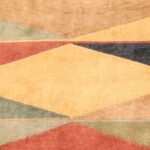 9’x9' Contemporary Green Tibet Wool Hand-Knotted Rug - Image 2