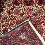 3’9”x5’7” Traditional Ivory Persian Wool Hand-Knotted Rug - Image 4