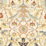 4’1”x6’2” Decorative Ivory Wool Hand-Knotted Rug - Image 2