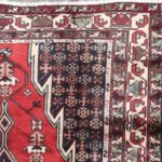 4’3”x6’5” Traditional Persian Red Wool Hand-Knotted Rug - Direct Rug Import | Rugs in Chicago, Indiana,South Bend,Granger