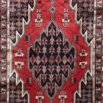 4’3”x6’5” Traditional Persian Red Wool Hand-Knotted Rug - Direct Rug Import | Rugs in Chicago, Indiana,South Bend,Granger