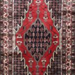 4’3”x6’5” Traditional Persian Red Wool Hand-Knotted Rug - Direct Rug Import | Rugs in Chicago, Indiana,South Bend,Granger