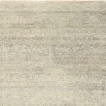 8'x10'1" Transitional Gray Wool Hand-Knotted Rug - Image 3