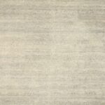 8'x10'1" Transitional Gray Wool Hand-Knotted Rug