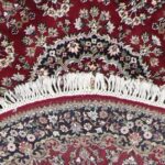 4’x4’ Traditional Red Wool Hand-Knotted Rug - Image 4