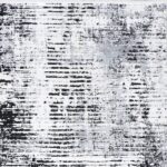7’8”x11’1” Contemporary Gray Wool & Silk Hand-Finished Rug - Image 3