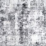 7’8”x11’1” Contemporary Gray Wool & Silk Hand-Finished Rug
