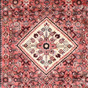 5’2”x11’2” Traditional Red Persian Wool Hand-Knotted Runner