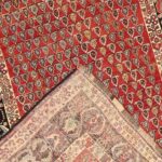 5’6”x8’2” Traditional Rust Tribal Wool Hand-Knotted Rug - Image 4