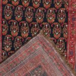 3’3”x16’8” Tribal Black Persian Wool Hand-Knotted Runner - Image 4