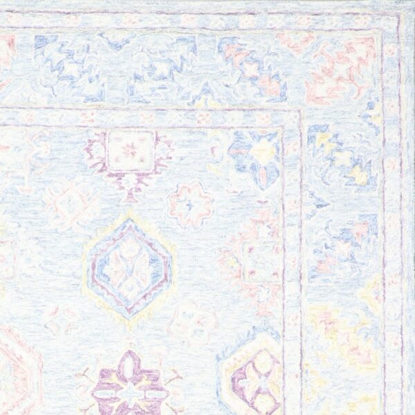 8'1"x10' Decorative Blue Wool Hand-Tufted Rug - Direct Rug Import | Rugs in Chicago, Indiana,South Bend,Granger