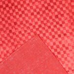 4’11”x8’ Contemporary Red Bamboo Silk Hand-Knotted Rug - Image 4