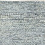 8'x10'1" Contemporary Blue Wool Hand-Knotted Rug - Image 3
