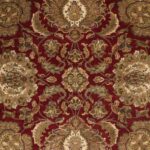 9’8”x9'8" Decorative Red Wool Hand-Knotted Rug - Image 2