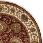 9’8”x9'8" Decorative Red Wool Hand-Knotted Rug - Image 3