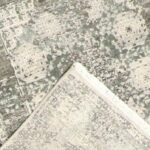 4’1”x6’ Transitional Green Wool & Silk Hand-Knotted Rug - Image 4