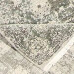 4’1”x6’ Transitional Green Wool & Silk Hand-Knotted Rug - Image 5