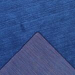 5’5”x8’6” Contemporary Blue Wool Hand-Knotted Rug - Image 4