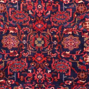 5’7”x11’ Traditional Red Persian Wool Hand-Knotted Runner