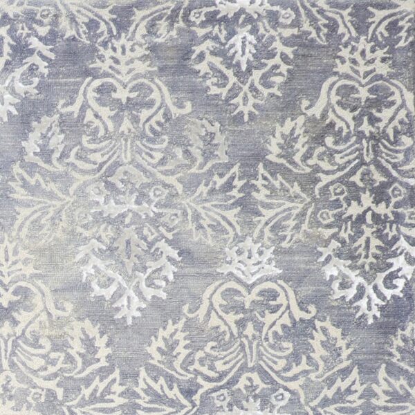 8'1"x11'1" Transitional Gray Wool & Silk Hand-Tufted Rug - Direct Rug Import | Rugs in Chicago, Indiana,South Bend,Granger