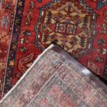 3’5”x17’9” Tribal Navy Persian Wool Hand-Knotted Runner - Image 4