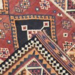 5’5”x9’ Persian Kilim Brown Wool Hand-Knotted Rug - Image 4