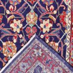 3’10”x13’9” Tribal Blue Persian Wool Hand-Knotted Rug - Image 4