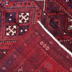 5'5"x8'4" Persian Traditional Red Wool Hand-Knotted Rug - Image 4