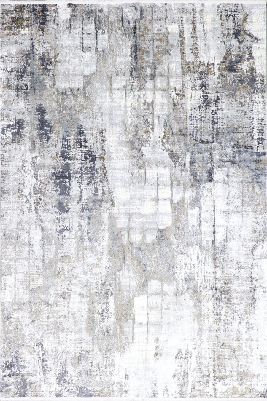 7’9”x9’9” Transitional Gray Wool & Silk Hand-Finished Rug - Direct Rug Import | Rugs in Chicago, Indiana,South Bend,Granger