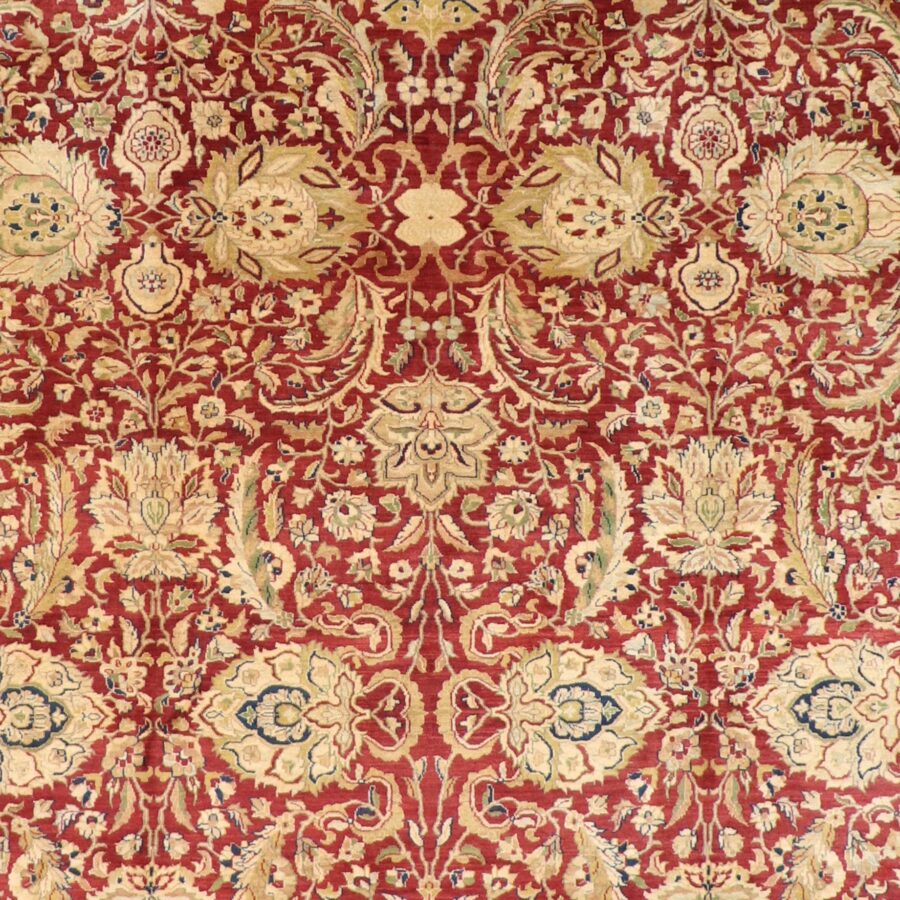 9’1”x12’1” Traditional Red Wool Hand-Knotted Rug - Direct Rug Import | Rugs in Chicago, Indiana,South Bend,Granger