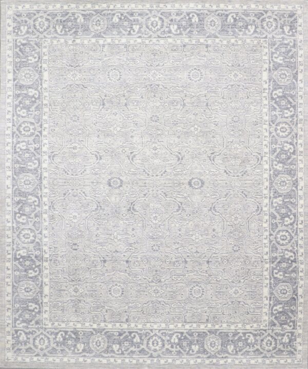 8’1”x9’11” Decorative Gray Wool Hand-Knotted Rug - Direct Rug Import | Rugs in Chicago, Indiana,South Bend,Granger