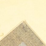 5’x8’ Contemporary Ivory Wool Hand-Knotted Rug - Image 4