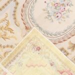 8’11”x12’2” Aubusson Ivory Wool Hand-Knotted Rug - Image 4