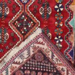 3’5”x7’3” Tribal Red Persian Wool Hand-Knotted Runner - Image 4