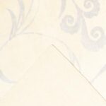 4’7”x6’7” Decorative Ivory Bamboo Silk Hand-Knotted Rug - Image 4