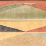 9’3”x9'3" Contemporary Green Tibet Wool Hand-Knotted Rug - Image 5