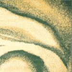 6’6”x9’6”Decorative Green & Gold Hand-Finished Rug - Direct Rug Import | Rugs in Chicago, Indiana,South Bend,Granger
