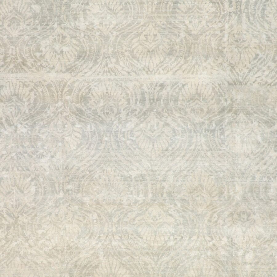 9’1”x12’10” Transitional Tan & Gray  Wool Hand-Knotted Rug - Direct Rug Import | Rugs in Chicago, Indiana,South Bend,Granger
