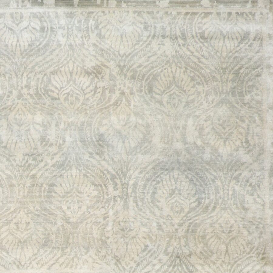 9’1”x12’10” Transitional Tan & Gray  Wool Hand-Knotted Rug - Direct Rug Import | Rugs in Chicago, Indiana,South Bend,Granger