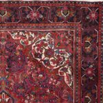 6’8”x10’1” Persian Traditional Medallion Red Wool Hand-Knotted Rug - Image 2