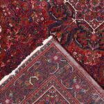 6’8”x10’1” Persian Traditional Medallion Red Wool Hand-Knotted Rug - Image 4
