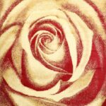 6’7”x9’6” Decorative Ivory & Red Hand-Finished Rug - Direct Rug Import | Rugs in Chicago, Indiana,South Bend,Granger
