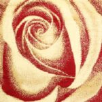 6’7”x9’6” Decorative Ivory & Red Hand-Finished Rug - Direct Rug Import | Rugs in Chicago, Indiana,South Bend,Granger