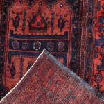 4’7”x11’4” Traditional Navy Persian Wool Hand-Knotted Runner - Image 4