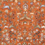 5’6”x8’4” Traditional Rust Wool Hand-Knotted Rug - Image 3
