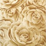 6’7”x9’6” Decorative Ivory & Gold Hand-Finished Rug - Direct Rug Import | Rugs in Chicago, Indiana,South Bend,Granger