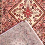 5’2”x10’3”. Traditional Red Persian Wool Hand-Knotted Runner - Image 4