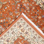 5’6”x8’4” Traditional Rust Wool Hand-Knotted Rug - Image 4
