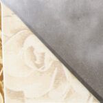 6’7”x9’6” Decorative Ivory & Gold Hand-Finished Rug - Direct Rug Import | Rugs in Chicago, Indiana,South Bend,Granger