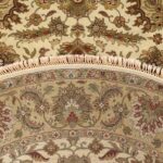 9’x9' Traditional Ivory Wool Hand-Knotted Rug - Image 4